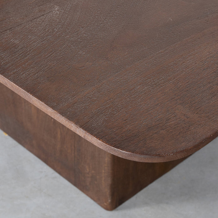 LABEL51 Eettafel Ingo Mangohout Espresso 140x140-Eettafels-LABEL51