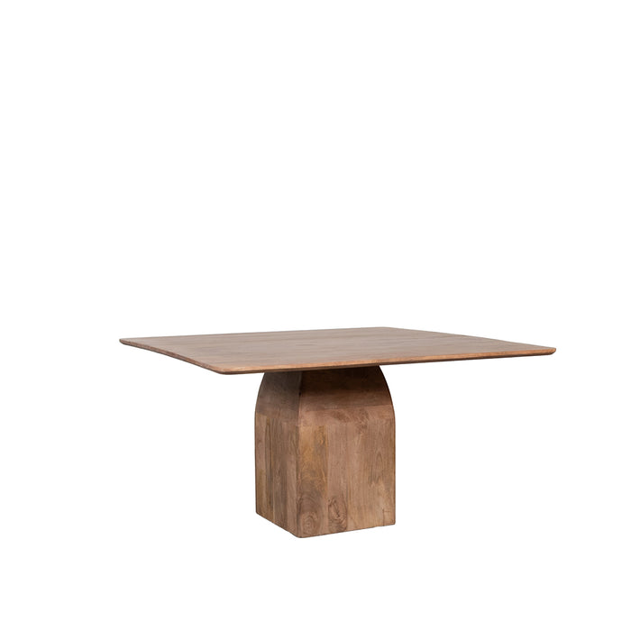 LABEL51 Eettafel Ingo Mangohout Nature Smooth 130x130-Eettafels-LABEL51