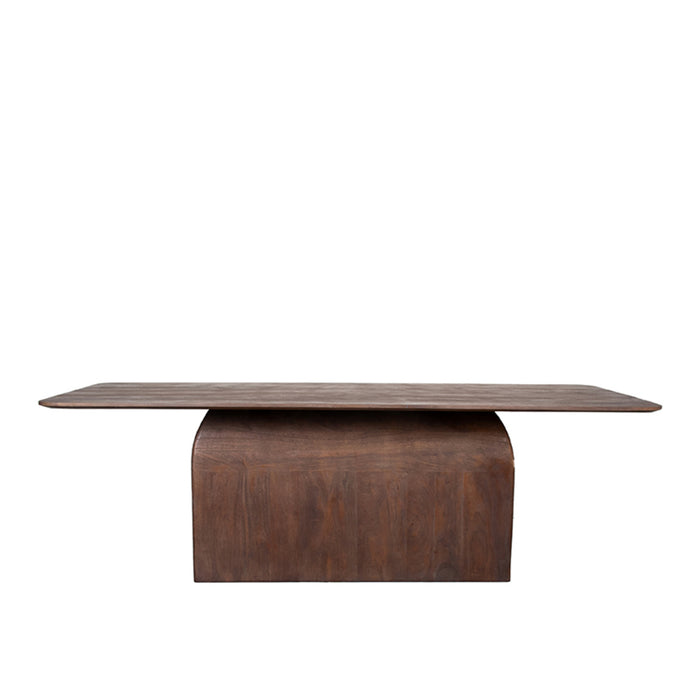 LABEL51 Eettafel Owen Espresso Mangohout 200x100x76 cm-Eetkamertafels-LABEL51
