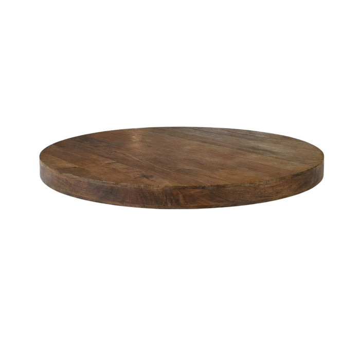 LABEL51 Eettafel Tafelblad Rond Mangohout Nature Smooth 130x130-Ronde tafelbladen-LABEL51
