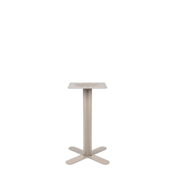 LABEL51 Eettafel X-Poot Metaal Taupe 50x50-Tafelpoten-LABEL51
