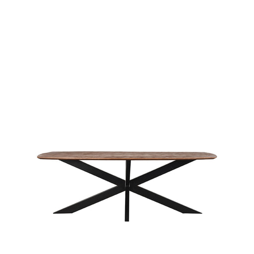LABEL51 Eettafel Zane Espresso Mangohout 190x100x76 cm-Eettafels-LABEL51
