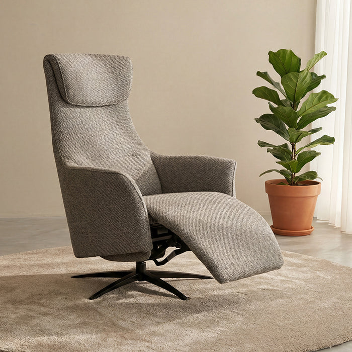LABEL51 Elektrische Fauteuil Lund Mushroom 74x83x112 cm