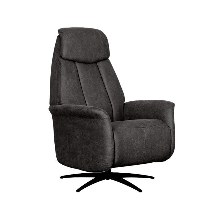 LABEL51 Elektrische Fauteuil Oslo - Antraciet - Micro Suede - Draaibaar-Fauteuils-LABEL51