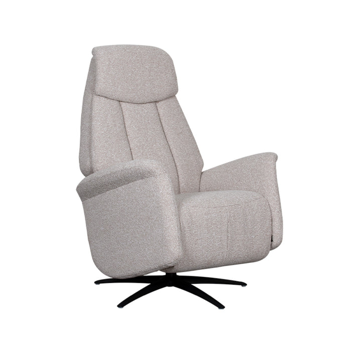 LABEL51 Elektrische Fauteuil Oslo - Naturel - Boucle - Draaibaar-Fauteuils-LABEL51