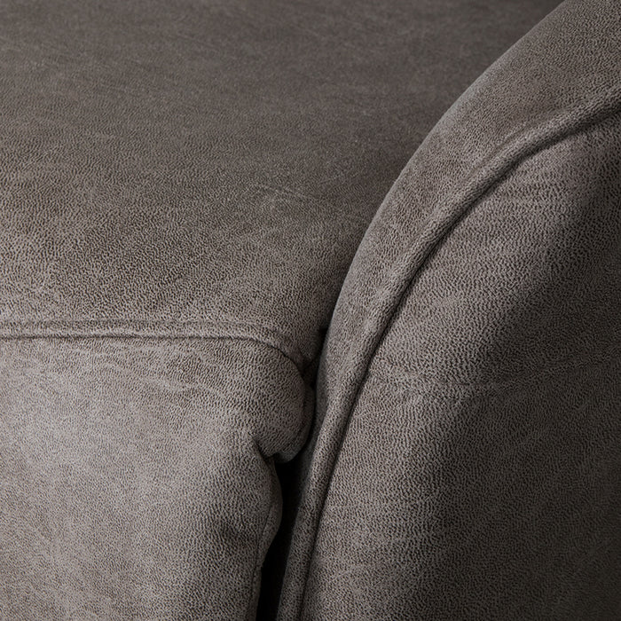Lund Armchair - Anthracite - Faux Leather - 2-Motor - With...