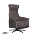 LABEL51 Elektrische relaxfauteuil Lund Antraciet 74x83x112 cm-Fauteuils-LABEL51