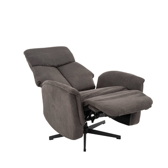 LABEL51 Fauteuil Aarhus - Antraciet - Kunstleder - 2-Motorig-Fauteuils-LABEL51