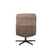 LABEL51 Fauteuil Alvar - Taupe - Kunstleder - Incl. Hocker-Fauteuils-LABEL51