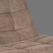 LABEL51 Fauteuil Alvar - Taupe - Kunstleder - Incl. Hocker-Fauteuils-LABEL51