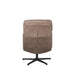 LABEL51 Fauteuil Alvar - Taupe - Kunstleder - Incl. Hocker-Fauteuils-LABEL51
