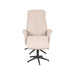 LABEL51 Fauteuil Bergen - Coral - Boucle - Incl. Hocker-Poefs-LABEL51