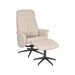 LABEL51 Fauteuil Bergen - Coral - Boucle - Incl. Hocker-Poefs-LABEL51