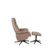 LABEL51 Fauteuil Bergen - Mushroom - Kunstleder - Incl. Hocker-Fauteuils-LABEL51