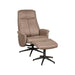 LABEL51 Fauteuil Bergen - Mushroom - Kunstleder - Incl. Hocker-Fauteuils-LABEL51