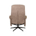 LABEL51 Fauteuil Bergen - Mushroom - Kunstleder - Incl. Hocker-Poefs-LABEL51