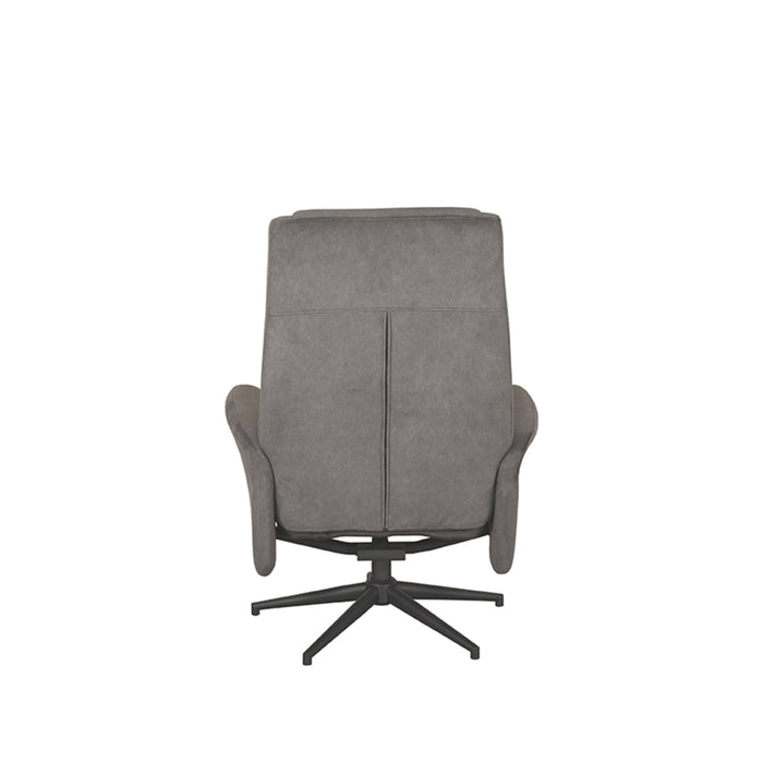 LABEL51 Fauteuil Bergen - Naturel - Velvet - Incl. Hocker-Fauteuils-LABEL51