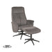 LABEL51 Fauteuil Bergen - Naturel - Velvet - Incl. Hocker-Fauteuils-LABEL51