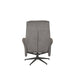 LABEL51 Fauteuil Bergen - Naturel - Velvet - Incl. Hocker-Poefs-LABEL51