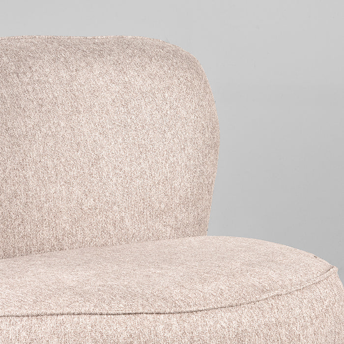 LABEL51 Fauteuil Bunny Bouclé Taupe-Fauteuils-LABEL51