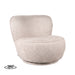 LABEL51 Fauteuil Bunny Bouclé Taupe-Fauteuils-LABEL51