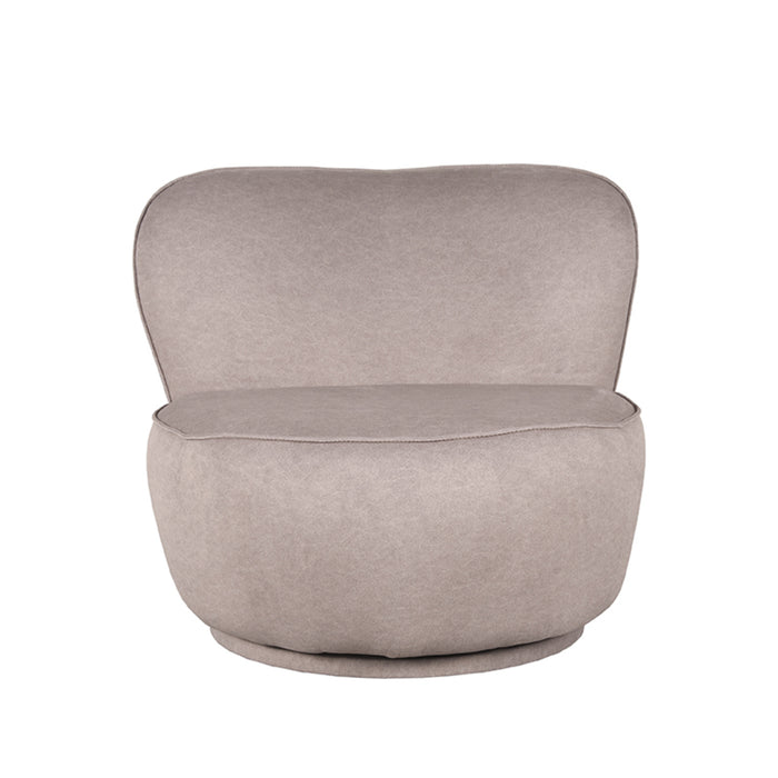 LABEL51 Fauteuil Bunny Soft Taupe Geweven - 90x90x75 cm-Fauteuils-LABEL51