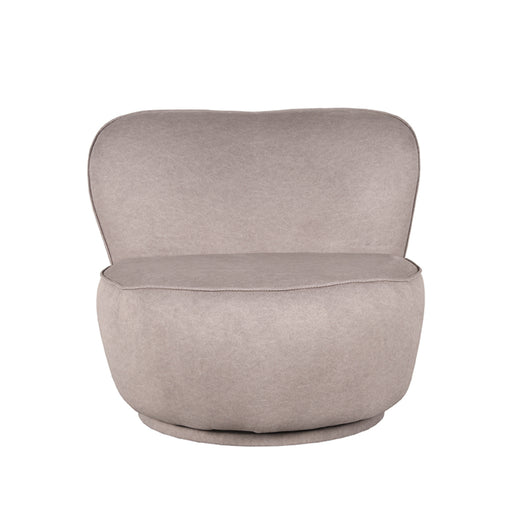 LABEL51 Fauteuil Bunny - Taupe - Microfiber-Fauteuils-LABEL51