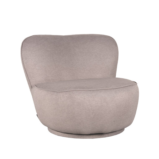 LABEL51 Fauteuil Bunny - Taupe - Microfiber-Fauteuils-LABEL51