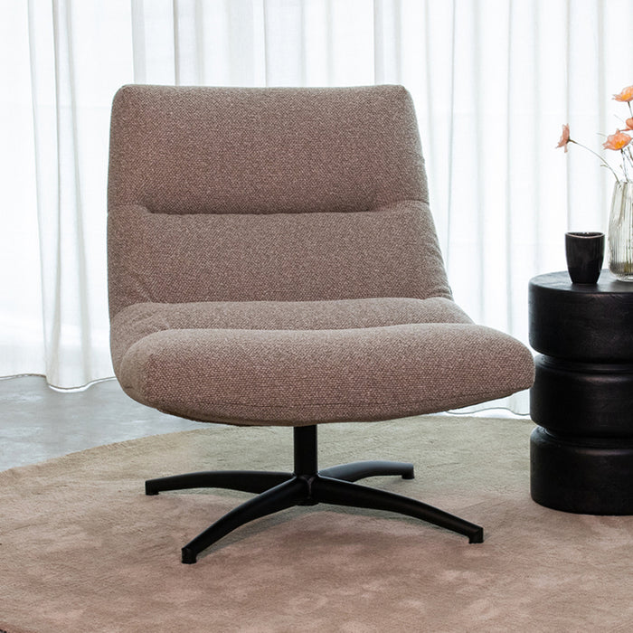 LABEL51 Fauteuil Calix - Mushroom - Boucle - One Size-Fauteuils-LABEL51