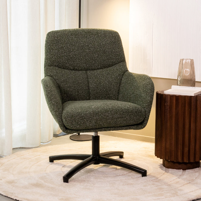 LABEL51 Fauteuil Chill Zone Forest boucle - 68x73x90 cm
