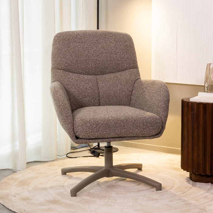 LABEL51 Fauteuil Chill Zone Mushroom boucle #2 68x73x90 cm