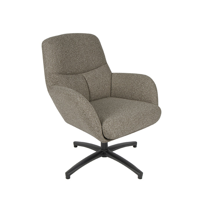 LABEL51 Fauteuil Chill Zone Mushroom Boucle - 68x73x90 cm-Fauteuils-LABEL51