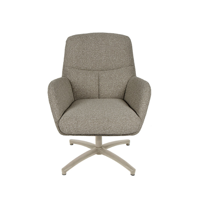 LABEL51 Fauteuil Chill Zone - Truffel grijs - Boucle - Draaibaar-Fauteuils-LABEL51