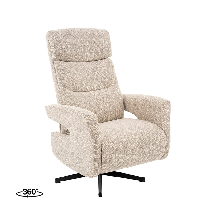 Fauteuil Copenhagen - Naturel - Boucle - Manueel Verstelbaar-Fauteuils-LABEL51