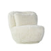LABEL51 Fauteuil Doodle Creme Fluffy - 90x87x73 cm-Fauteuils-LABEL51