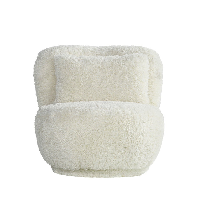 LABEL51 Fauteuil Doodle - Creme - Fluffy - One Size-Fauteuils-LABEL51