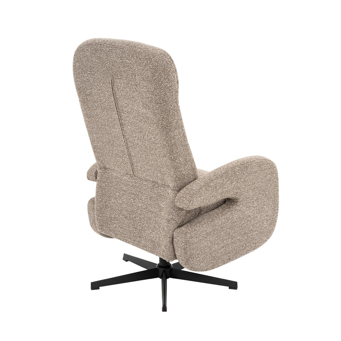 LABEL51 Fauteuil Esbjerg - Cognac - Boucle - Manueel Verstelbaar-Fauteuils-LABEL51