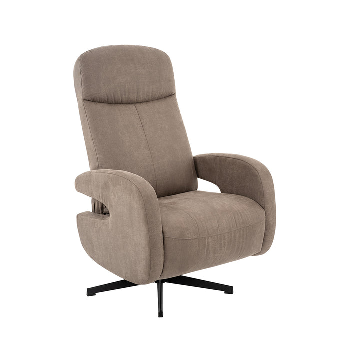 LABEL51 Fauteuil Esbjerg - Grijs - Kunstleder - Manueel Verstelbaar-Fauteuils-LABEL51
