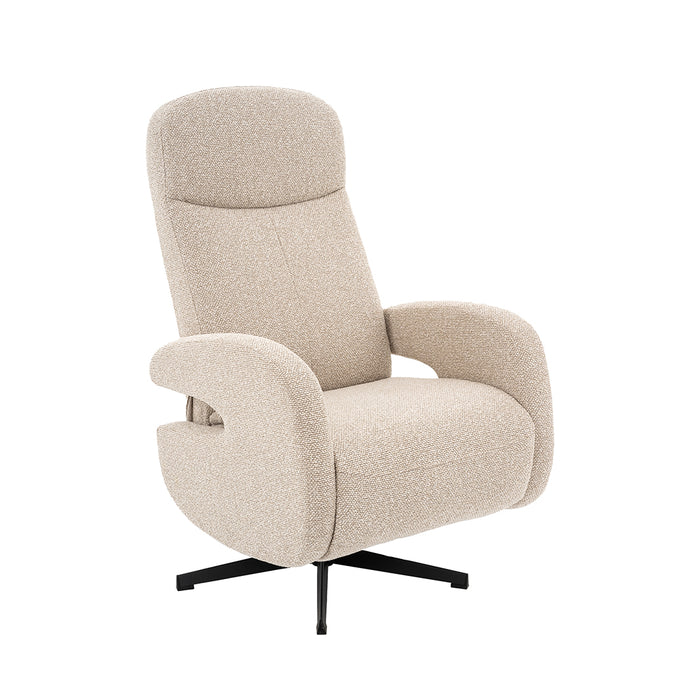 LABEL51 Fauteuil Esjberg - Taupe - Boucle - Manueel Verstelbaar-Fauteuils-LABEL51