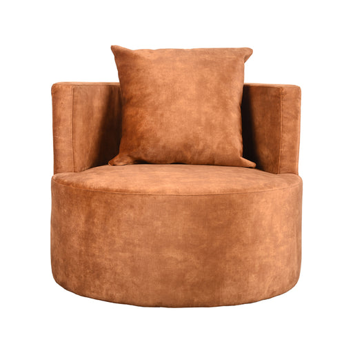LABEL51 Fauteuil Evy - Oker - Velvet - 90 cm-Fauteuils-LABEL51