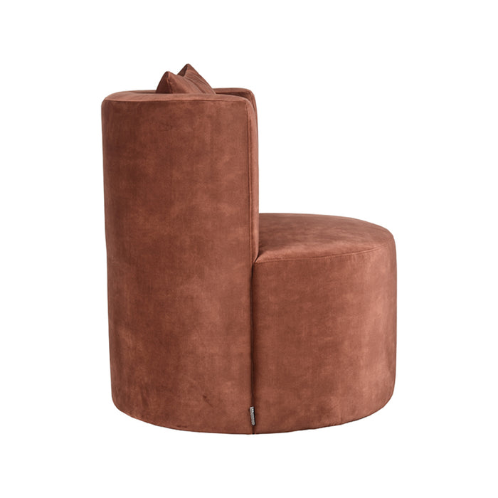 LABEL51 Fauteuil Evy - Rust - Velvet - 65 cm-Fauteuils-LABEL51