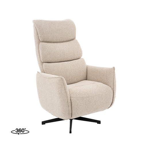 LABEL51 Fauteuil Goteborg - Naturel - Boucle - 2-Motorig-Fauteuils-LABEL51