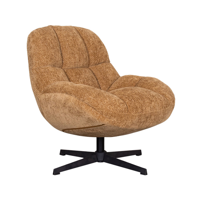 LABEL51 Fauteuil Huxley - Cognac - Chenille - One Size-Fauteuils-LABEL51