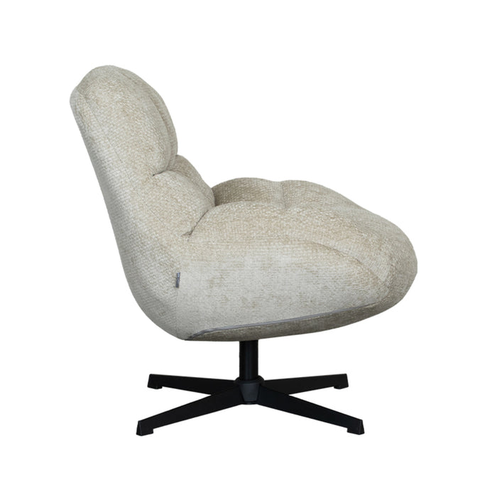 LABEL51 Fauteuil Huxley - Mushroom - Chenille - One Size-Fauteuils-LABEL51