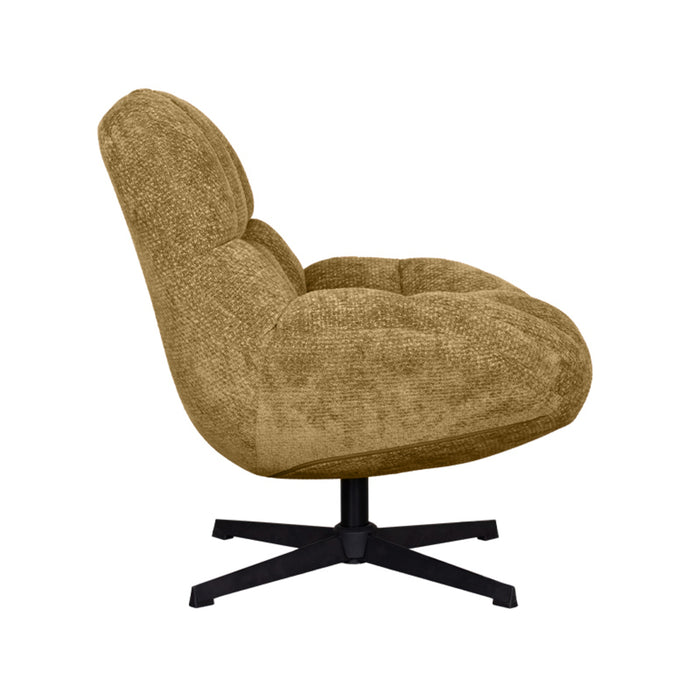 LABEL51 Sessel Huxley - Senf - Chenille - Einheitsgröße