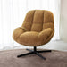 LABEL51 Fauteuil Huxley - Mustard - Chenille - One Size-Fauteuils-LABEL51