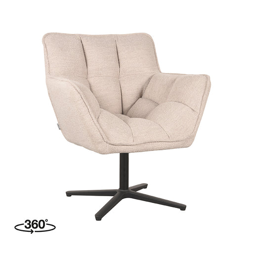 LABEL51 Fauteuil Ian - Naturel - Boucle - One Size-Fauteuils-LABEL51