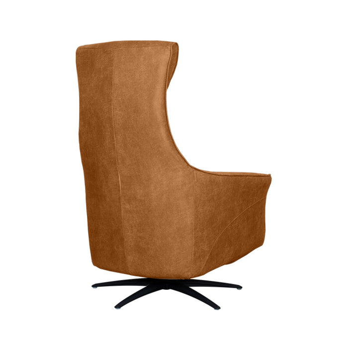 LABEL51 Fauteuil Lund - Cognac - Kunstleder - 2-Motorig - Met-Fauteuils-LABEL51