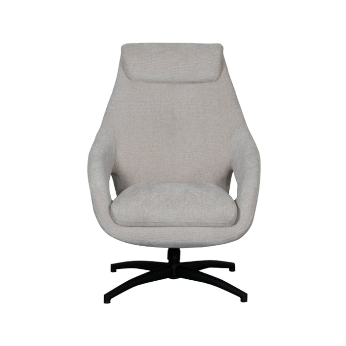 LABEL51 Fauteuil Maxwell - Naturel - Chenille - One Size-Fauteuils-LABEL51