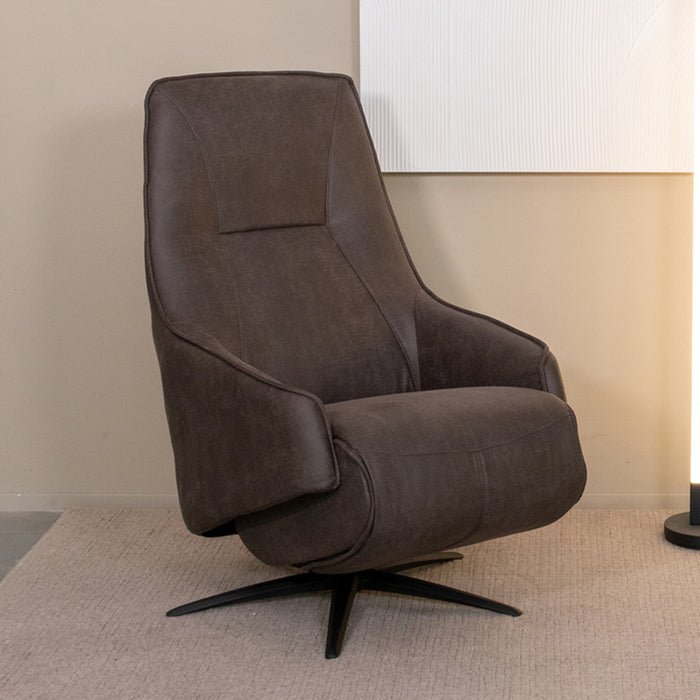 LABEL51 Fauteuil Odense - Antraciet - Kunstleder - One Size-Fauteuils-LABEL51